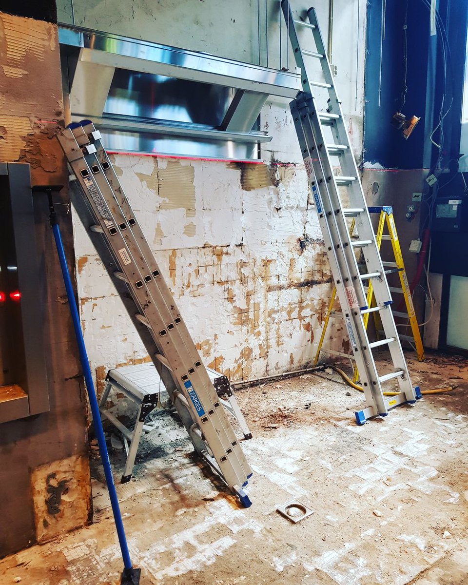 CTCWimbledon's tweet photo. A Quick refurb of the front of house kitchen at @caurestaurants in Amsterdam. Strip out complete, new extract canopy going in.
#refurb #kitchen #ctcprojects #cauamsterdam #cottonthompsoncole #restaurant
.
.
#restaurantdesign #restaurantprojectmanagement #restaurantprocurement https://t.co/5WHi6hT641