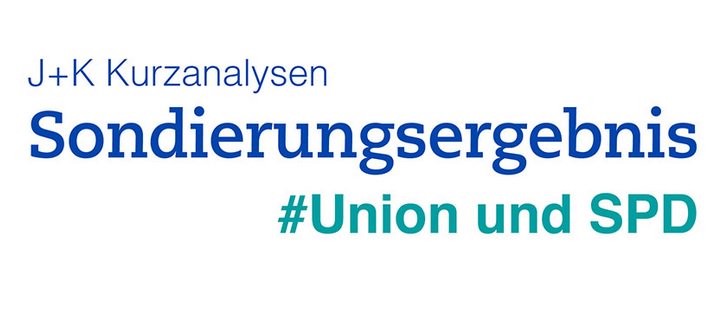jk_beratung's tweet photo. #JKAnalyse zum #Sondierungsergebnis in den Bereichen Energie, #Digitalisierung, Gesundheit &amp; Mobilität? Unser Fazit: Viele offene Punkte, einige Aussparungen – Verhandlungen für Koalitionsvertrag werden schwierig &amp; absehbar detailgespickt. https://t.co/55QptfmD5z #GroKo #SPD #CDU https://t.co/CNOlWjjXOh