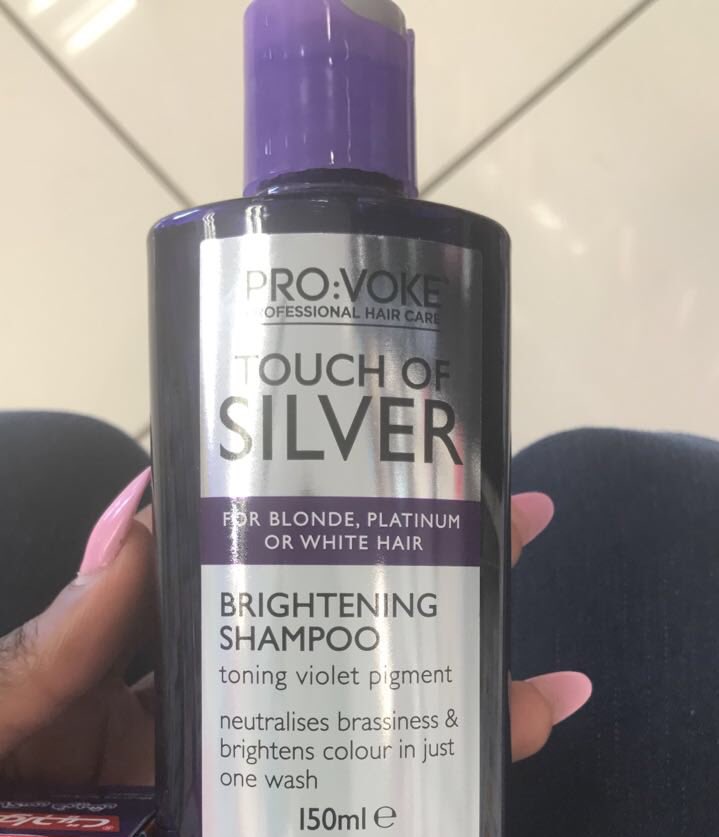 Purple shampoo for bleached knots