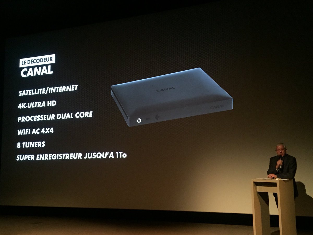 Telestarmag's tweet image. La nouvelle box #canal #decodeurcanal présentation design puissante 4kuhd navigation fluide voici les promesses