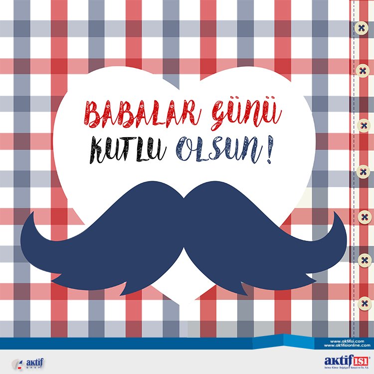 IsiAktif's tweet photo. Babalar Günü' nüzü Kutlarız!
#BabalarGünü #FathersDay https://t.co/Oe9vLTHOup