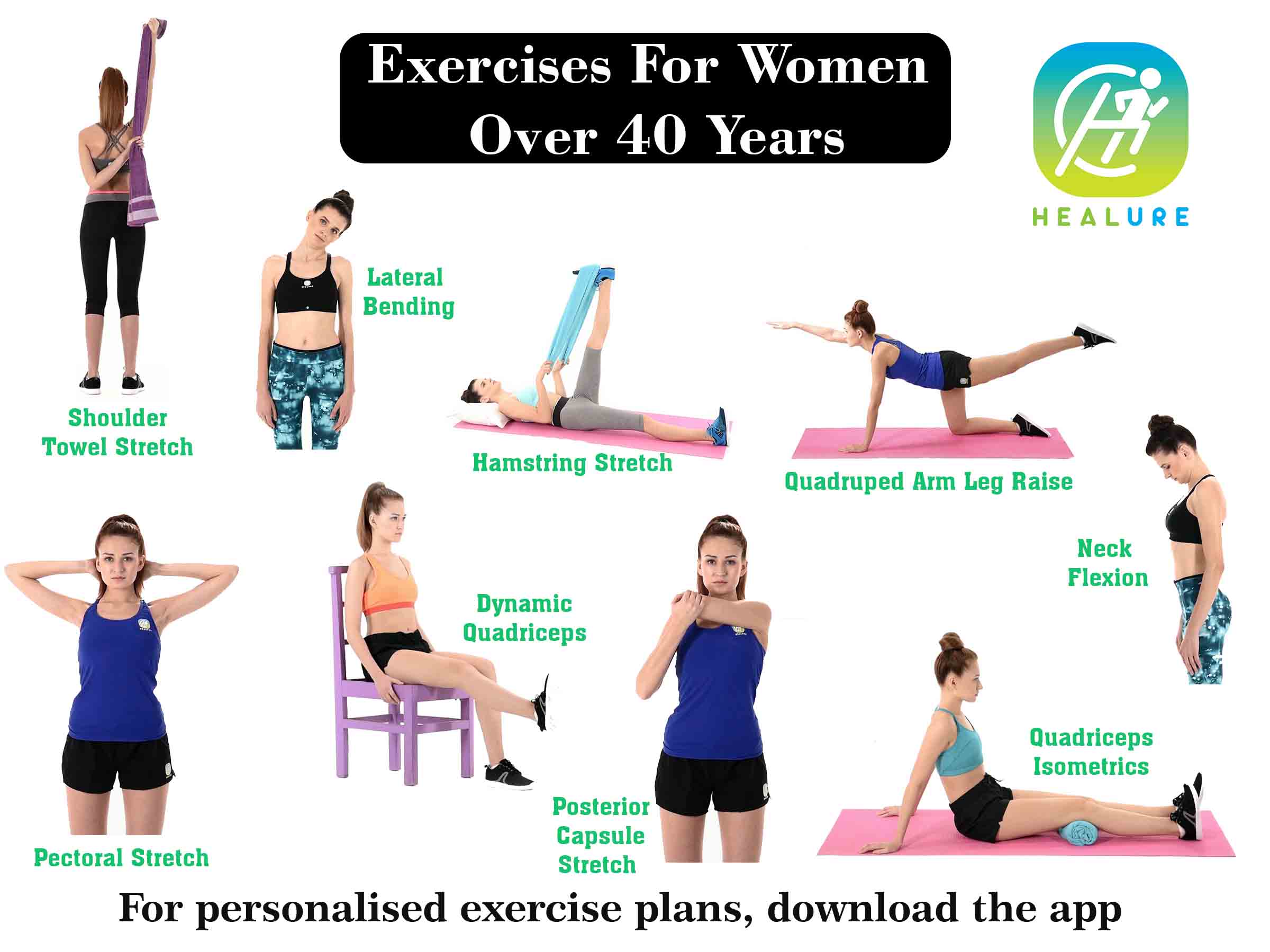Neha Agarwal on X Exercises for women over 40 years exercises women physiotherapy https t FtcJKd84e0 X