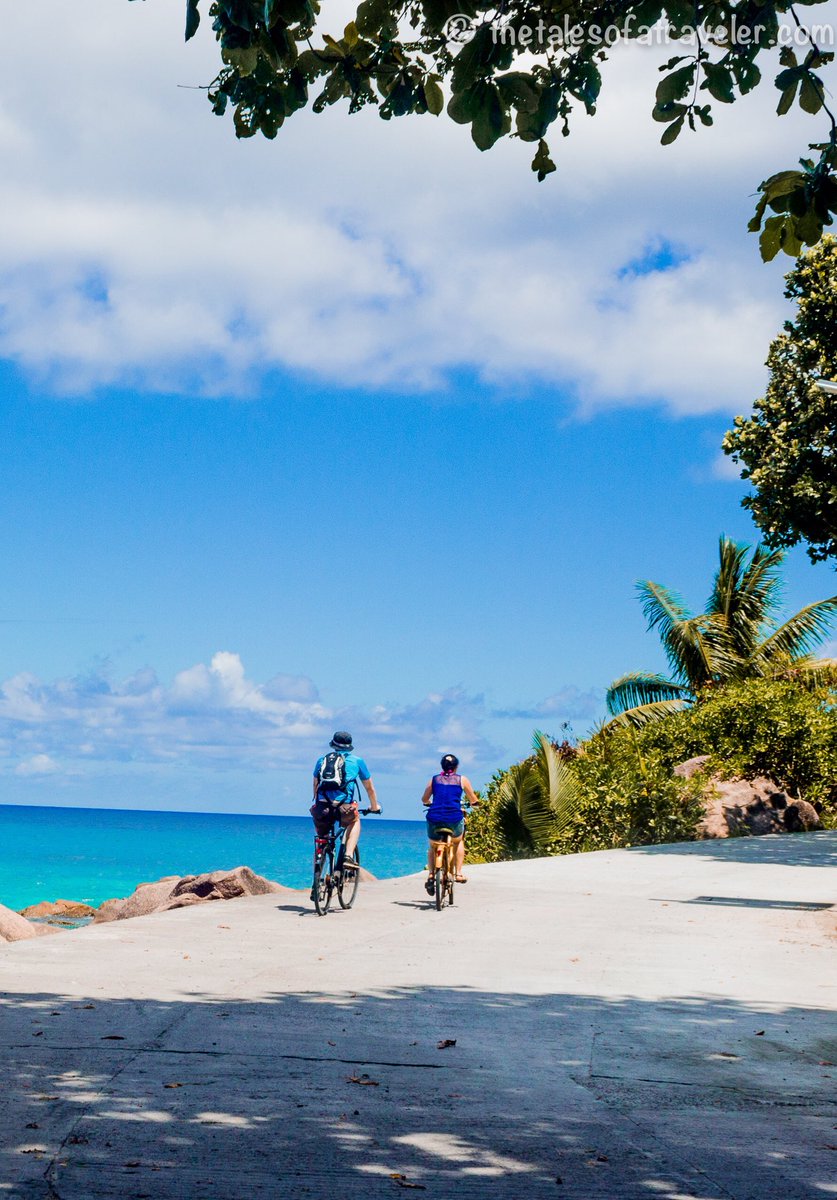 talesoftraveler's tweet photo. If you are looking for a laid-back island escape -- speckled with beautiful boulder-strewn beaches, azure waters, breathtaking sunsets, palm trees and the entire island accessible by bike or on foot; La Digue Island, #Seychelles fits the bill perfectly. 

#travel https://t.co/yBcctS2Kn5