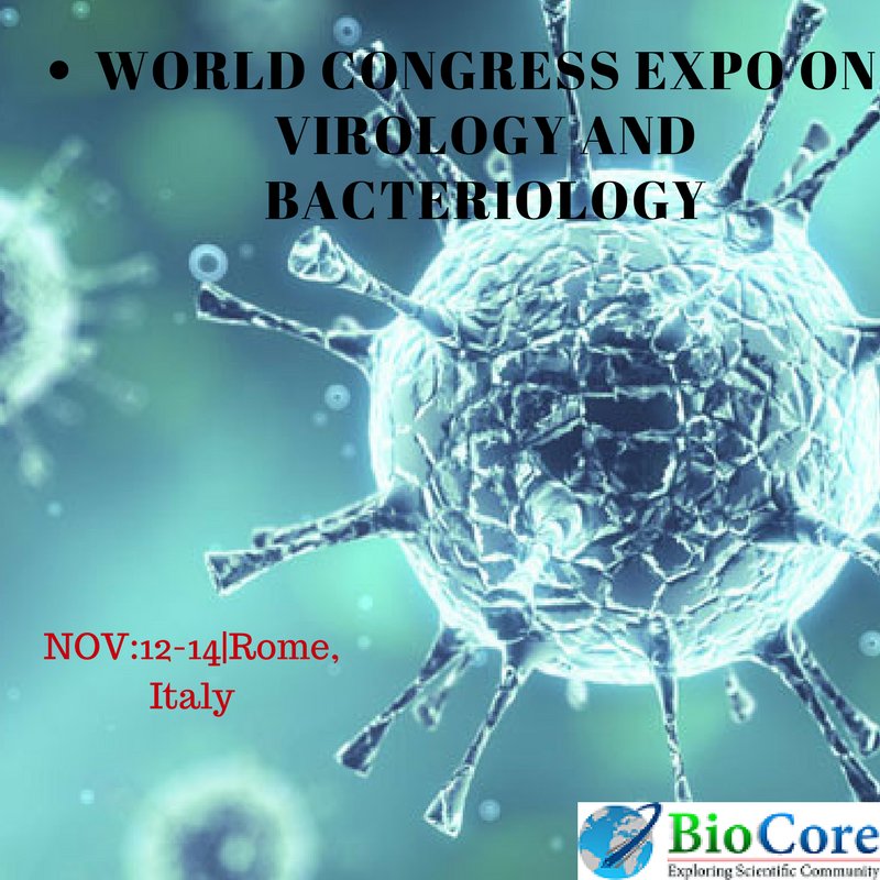 StephenBiocore's tweet image. Biocore extend a warm welcome to the Virologist, Scientists, Professors and microbiologists from all around the world to attend the World Congress and Expo on Virology and Bacteriology (Virology Congress) during November 12-14, 2018, in Rome, Italy.