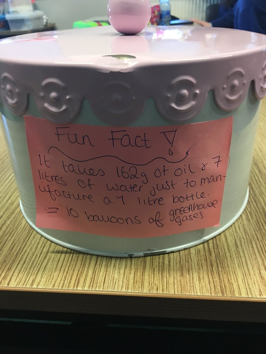 GlobalWarningW1's tweet photo. To make the bake more fun we have added facts onto the cake tins🍰 make sure to have a look when buying cakes 🌎💦 #YSIconnect #YSIbigidea https://t.co/XxM1c40BB9