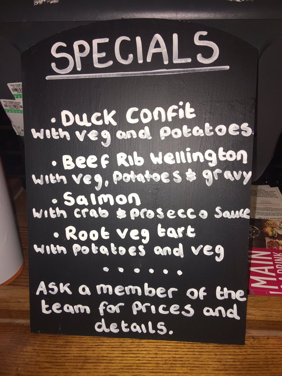 TheWaterBridge's tweet photo. We love a blackboard POS 👌🏻 https://t.co/V4rTTzK30t