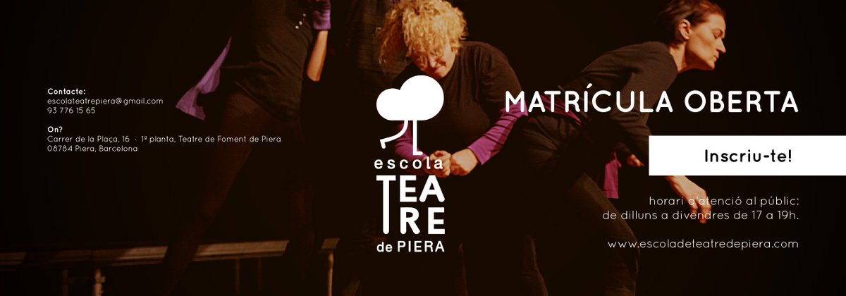 Vols fer teatre i vius a prop de Piera? Vine a veure com treballem a la nostra Escola de Teatre, i si t'agrada, t'hi pots quedar 💜 | escoladeteatredepiera.com