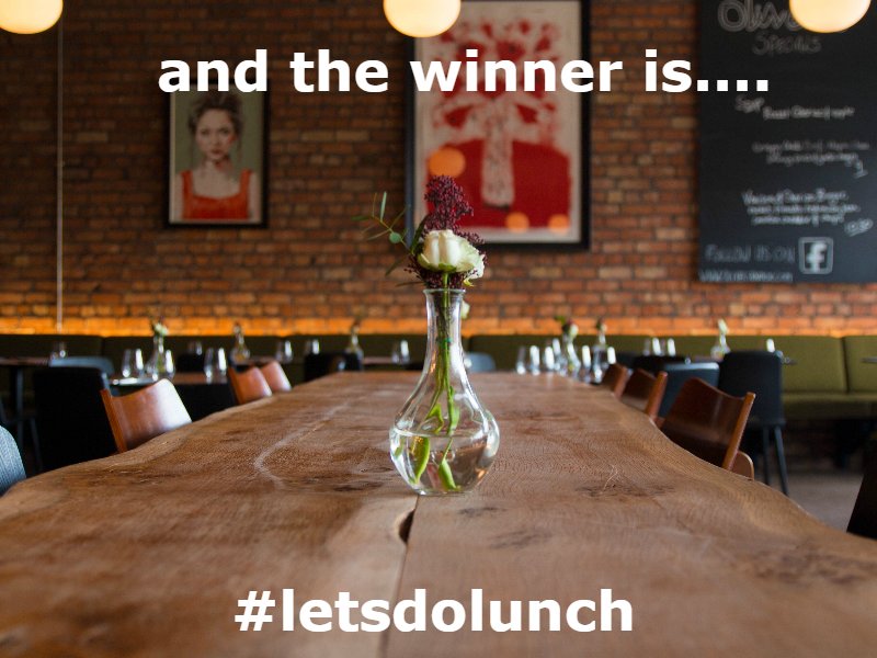 Congratulations to Becki Sloan, who has won our #letsdolunch competition at Oliver’s Restaurant! Becki wins a lunch for two from our new casual lunch menu, with cocktails on arrival. oliversknock.com #ladieswholunch #BeckiandBeckah