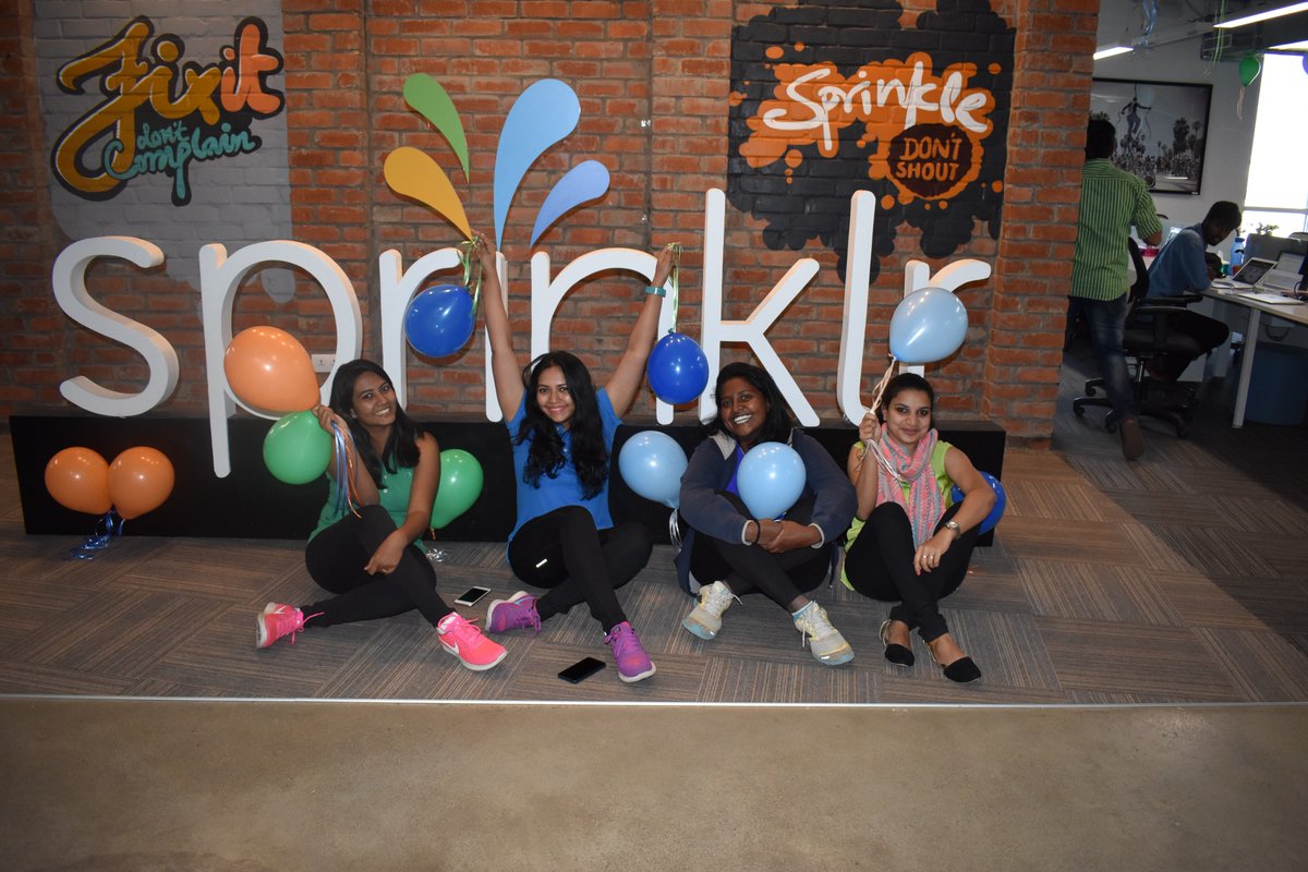 swapnachans's tweet photo. Sprinklr Spirit Day, Bangalore India #Sprinklrites #SprinklrLife #LifeatSprinklr #ASKO #SprinklrSpiritDay https://t.co/HBp8rJ8ObT