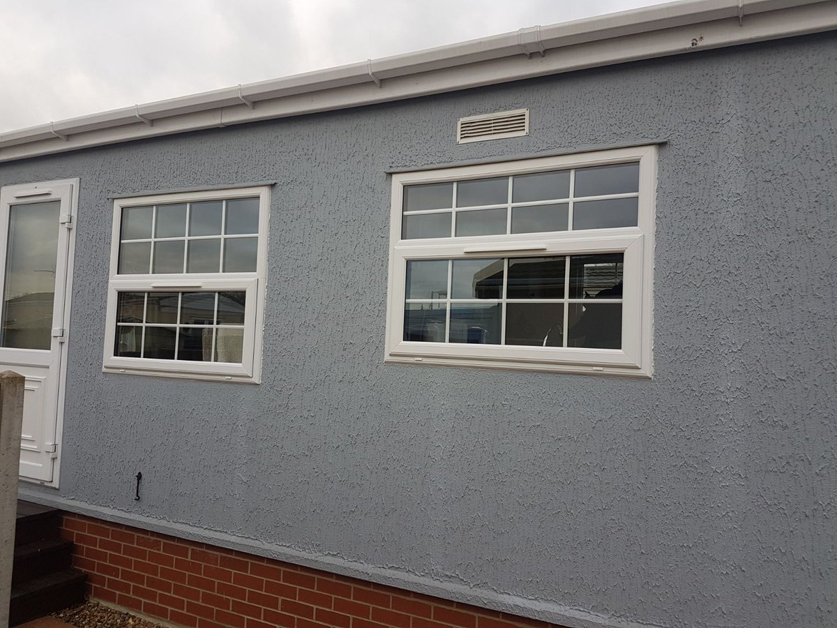 BBHLtd's tweet photo. These white #uPVC #optima #windows were installed into a Mobile Home on a caravan park in #StrattonStrawless #Norwich
Finished off with integral georgian bars
Customers over the moon with their transformation https://t.co/6gVDfXWCEO