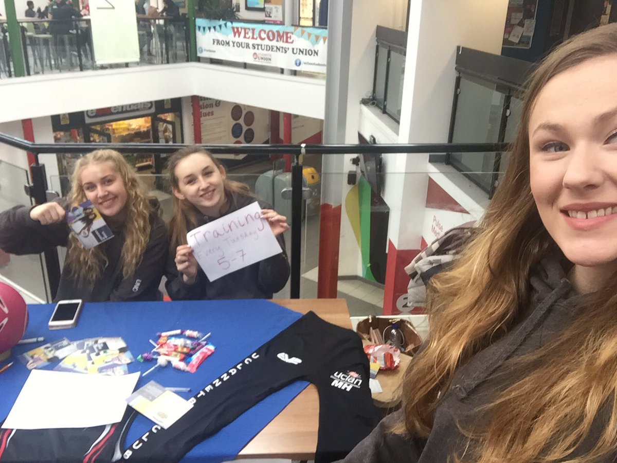 Come down to the Atrium and see us and our stall for the sports refreshers fair! @UCLanSUActivity #BackToNetball