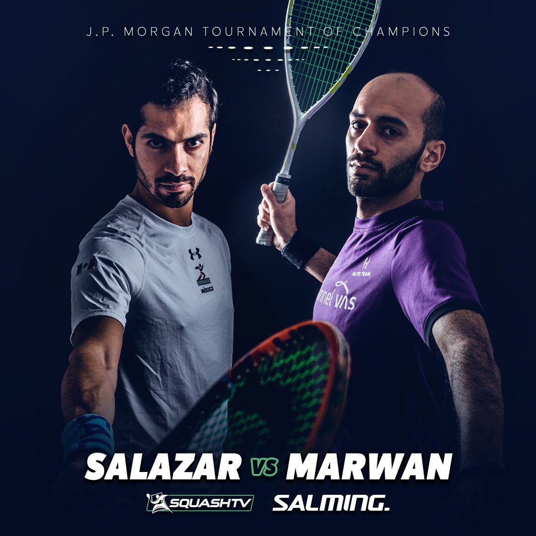 Good luck to <a href="/cesarsm88/">Cesar Salazar</a> - next match up <a href="/ToCSquash/">ToC Squash</a> 

#Salming 

Watch live on <a href="/SquashTV/">SQUASHTV</a>