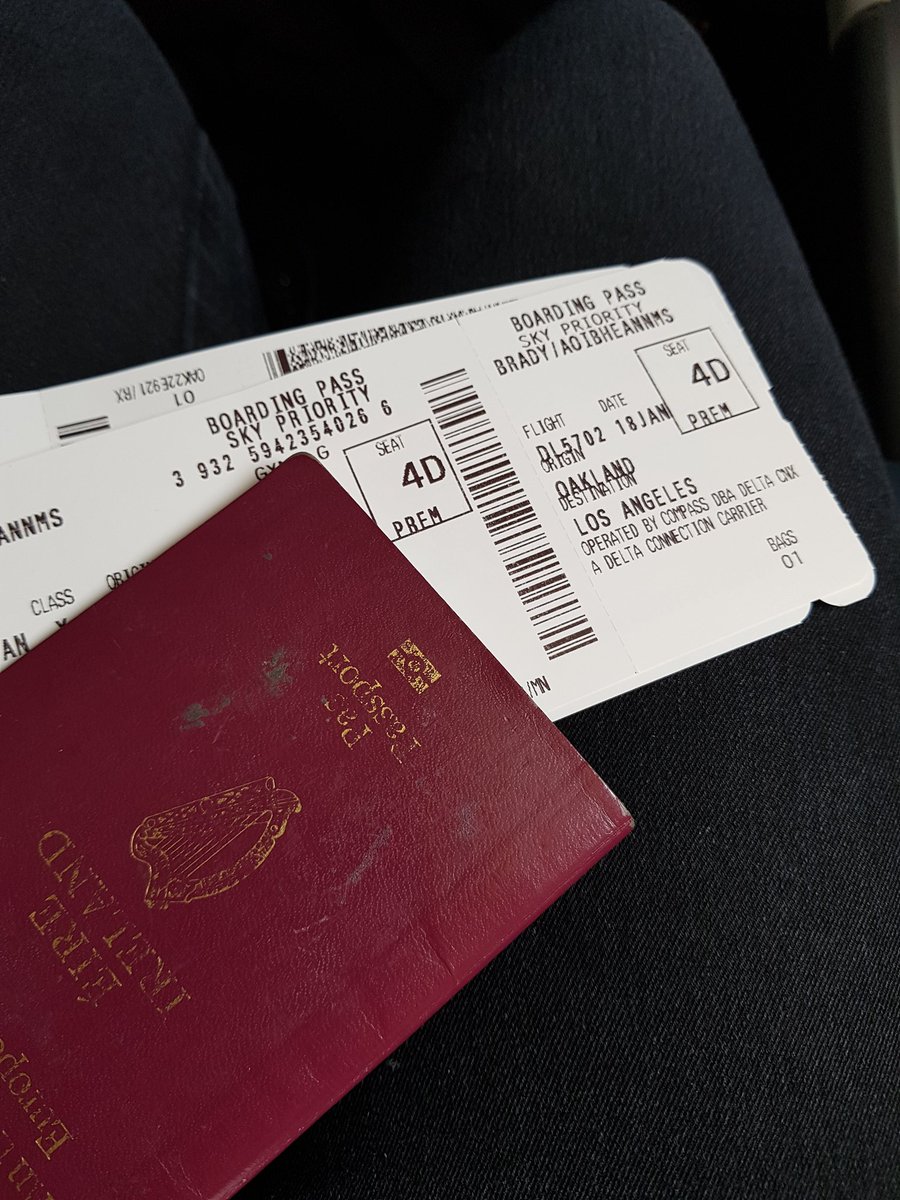 Aoibh's tweet photo. Got an upgrade for the first time ever! Sure it's only for a 1.5 hour flight but don't rain on my parade... #firstclassbitches https://t.co/iwwEYRitRy