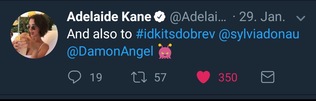 sylviadonau's tweet photo. @adelaide_german @AdelaideKane Congratulation Adelaide mentioned me this year https://t.co/JepoWEc4rL