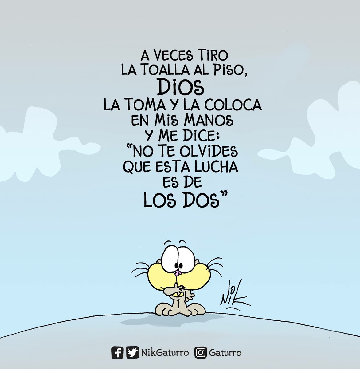 Nikgaturro's tweet photo. A veces  #BuenJueves https://t.co/w3Li4vyb4r
