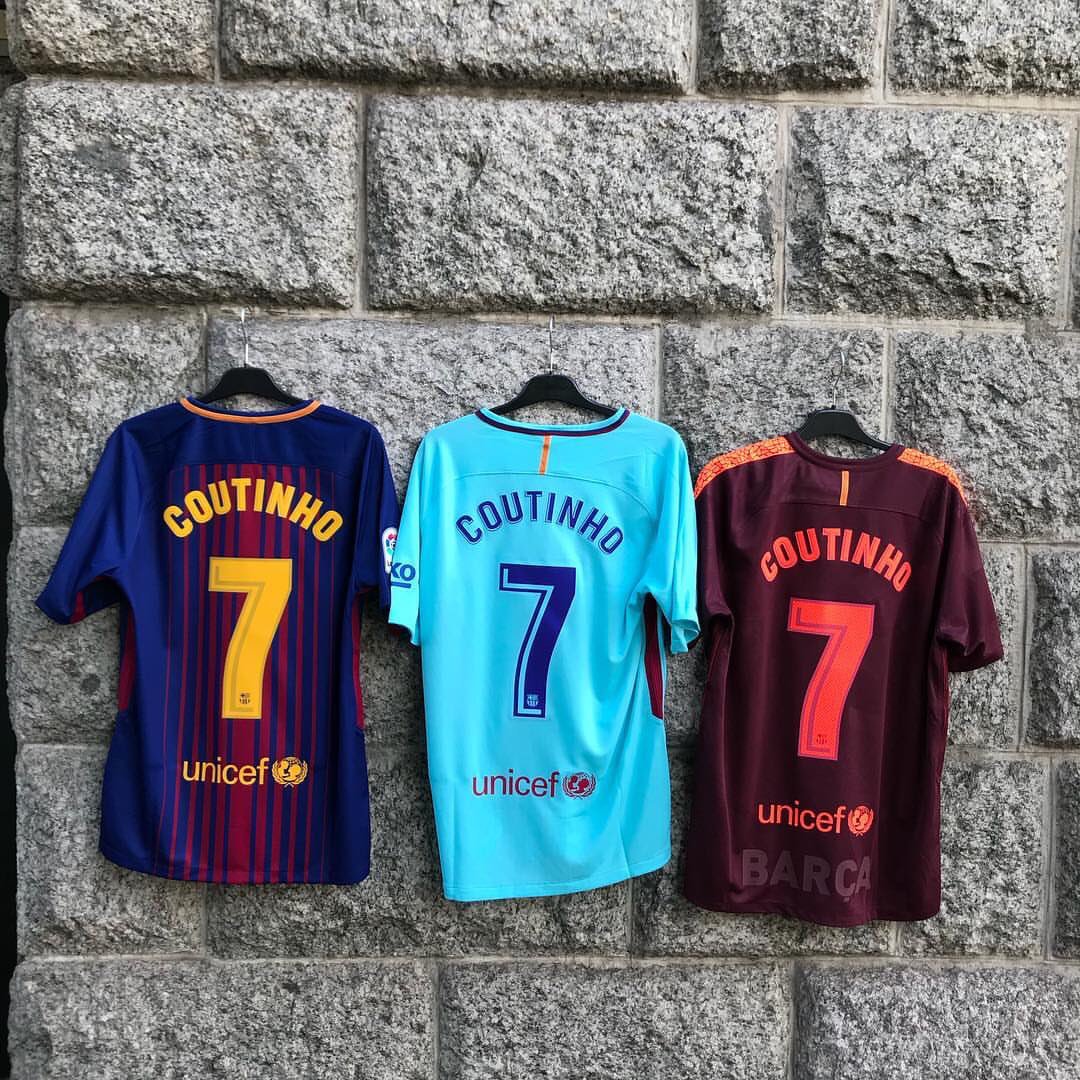 barcelona jersey number 7