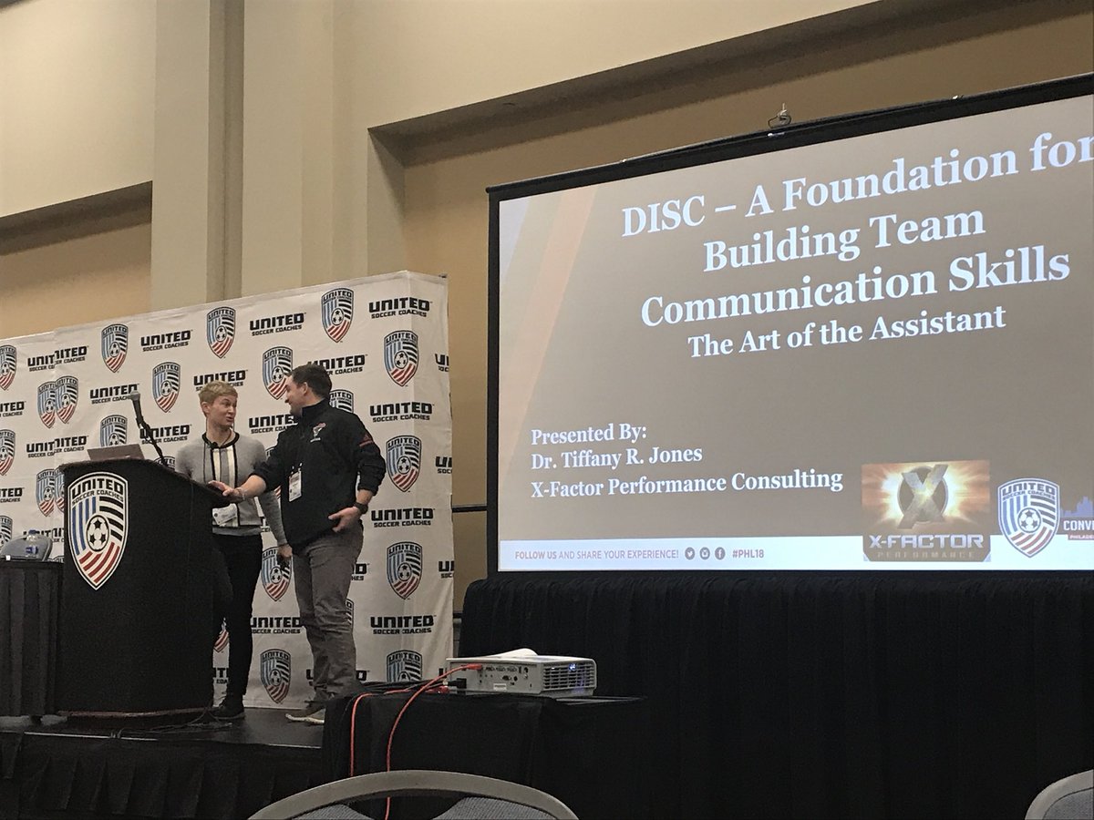 Makoski22's tweet photo. I always love to hear Tiff Jones speak! She worked with us at WPS - Atlanta Beat 2010 season and we benefitted great from her work. @UnitedCoaches #PHL18 #XfactorPerformance https://t.co/BL7r9Cecd5