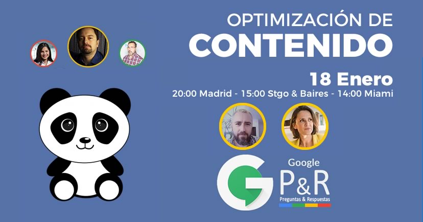 Estamos e menos de 1 hora para el episodio #6 de #GooglePR sobre CALIDAD DE CONTENIDOS
No te lo pierdas en bit.ly/gpr-6