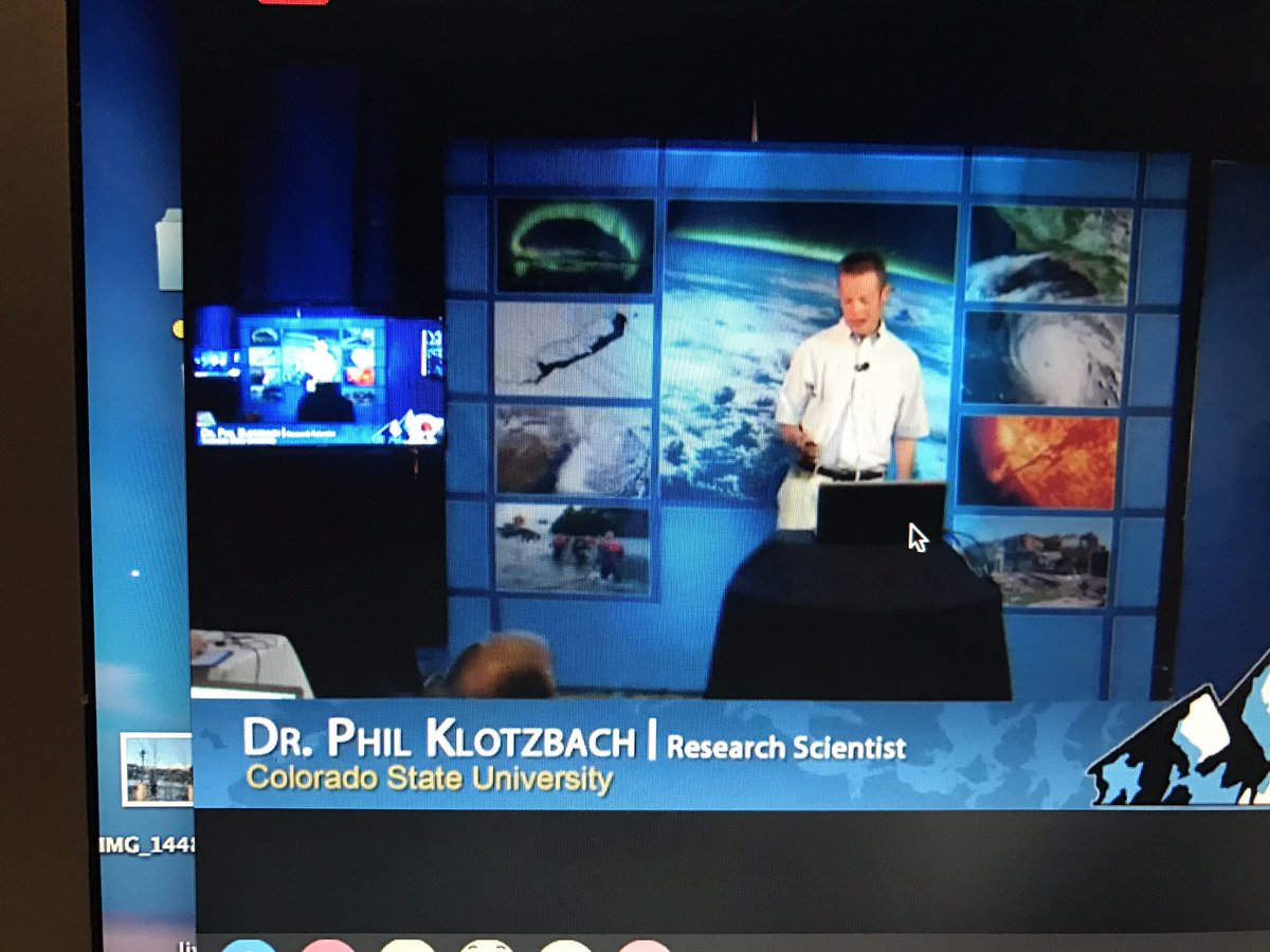 StormCenterInc's tweet photo. Dr Phil Klotzbach speaking now on monster 2017 Hurricane season and what's up for 2018. #wxcs2018 https://t.co/GRDcXdh49m
