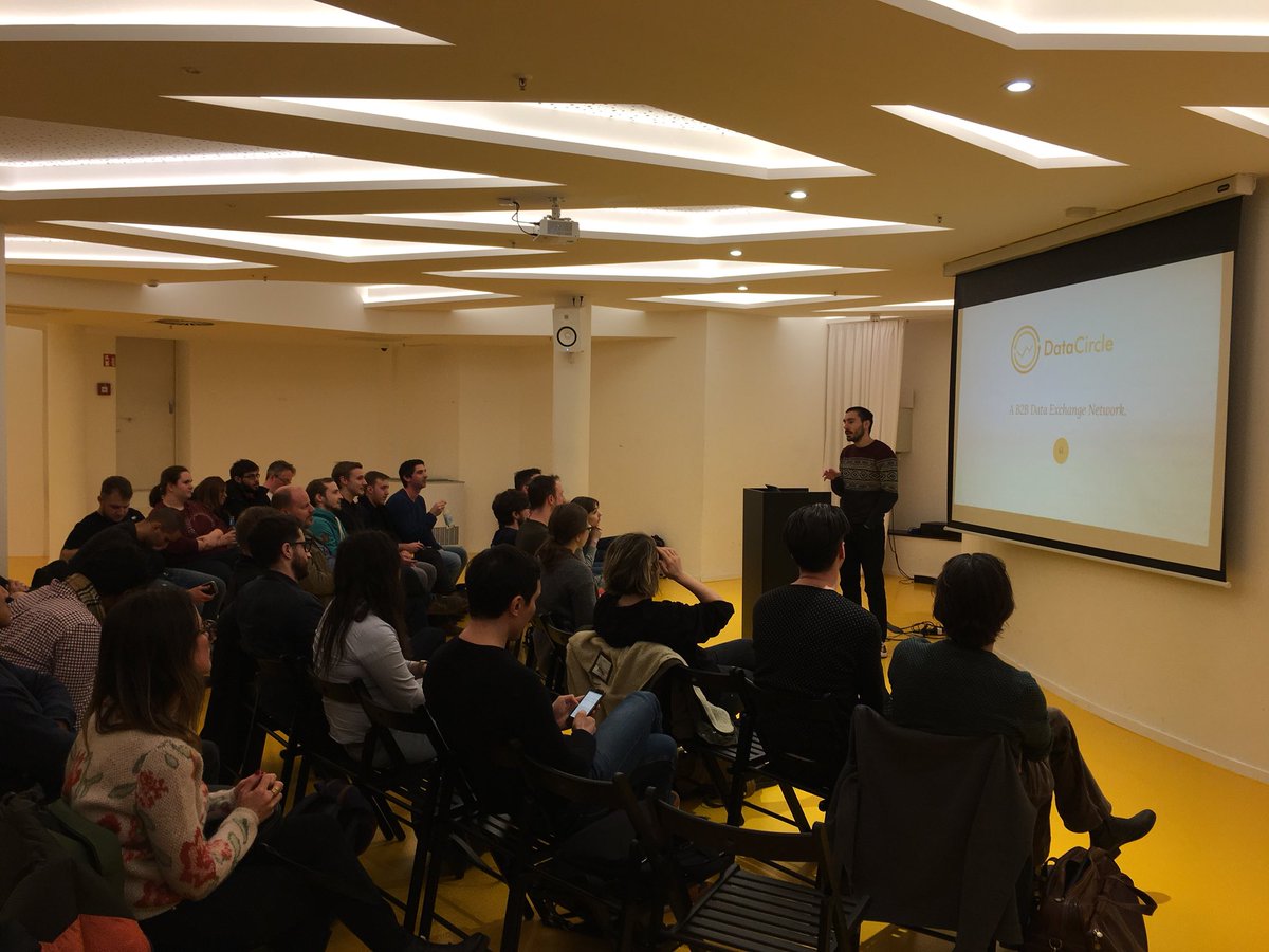 StartupSlack's tweet photo. Full house for tonight’s event of @getpenta with three members of the group with @pauline_rssl, @czioutas &amp; @athiele_  

#Berlin #Startups https://t.co/BpJMWlI0SB