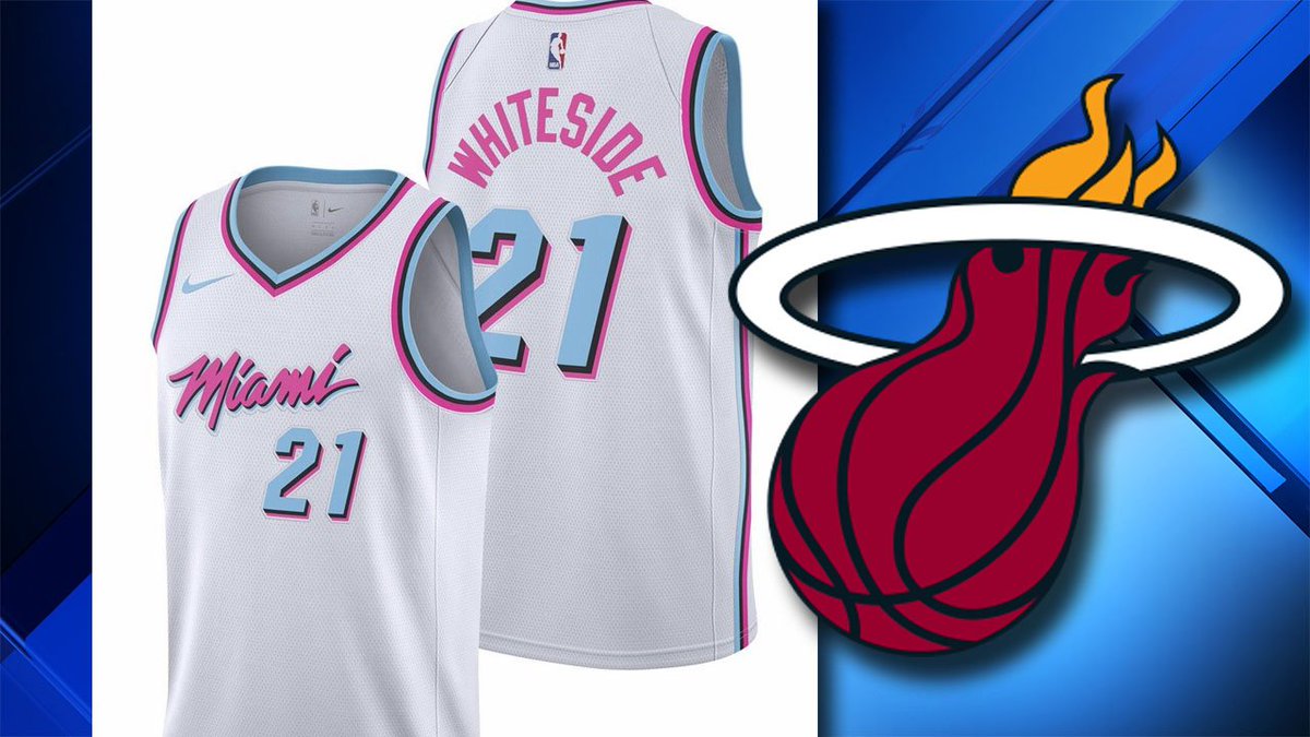 The new @MiamiHEAT "City Edition" uniforms will reportedly have a very Vice-ish look bit.ly/2DpbNVh?utm_so… https://t.co/O86UgsxAtF