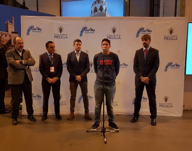 Esta mañana en <a href="/fitur_madrid/">FITUR</a> fue la presentación del @WPTChallenger de #Melilla, que se realizará del 25 de Junio al 1 de Julio. Gracias a las instituciones locales, a <a href="/WorldPadelTour/">World Padel Tour</a> y todos los que han hecho posible la realización de este evento.