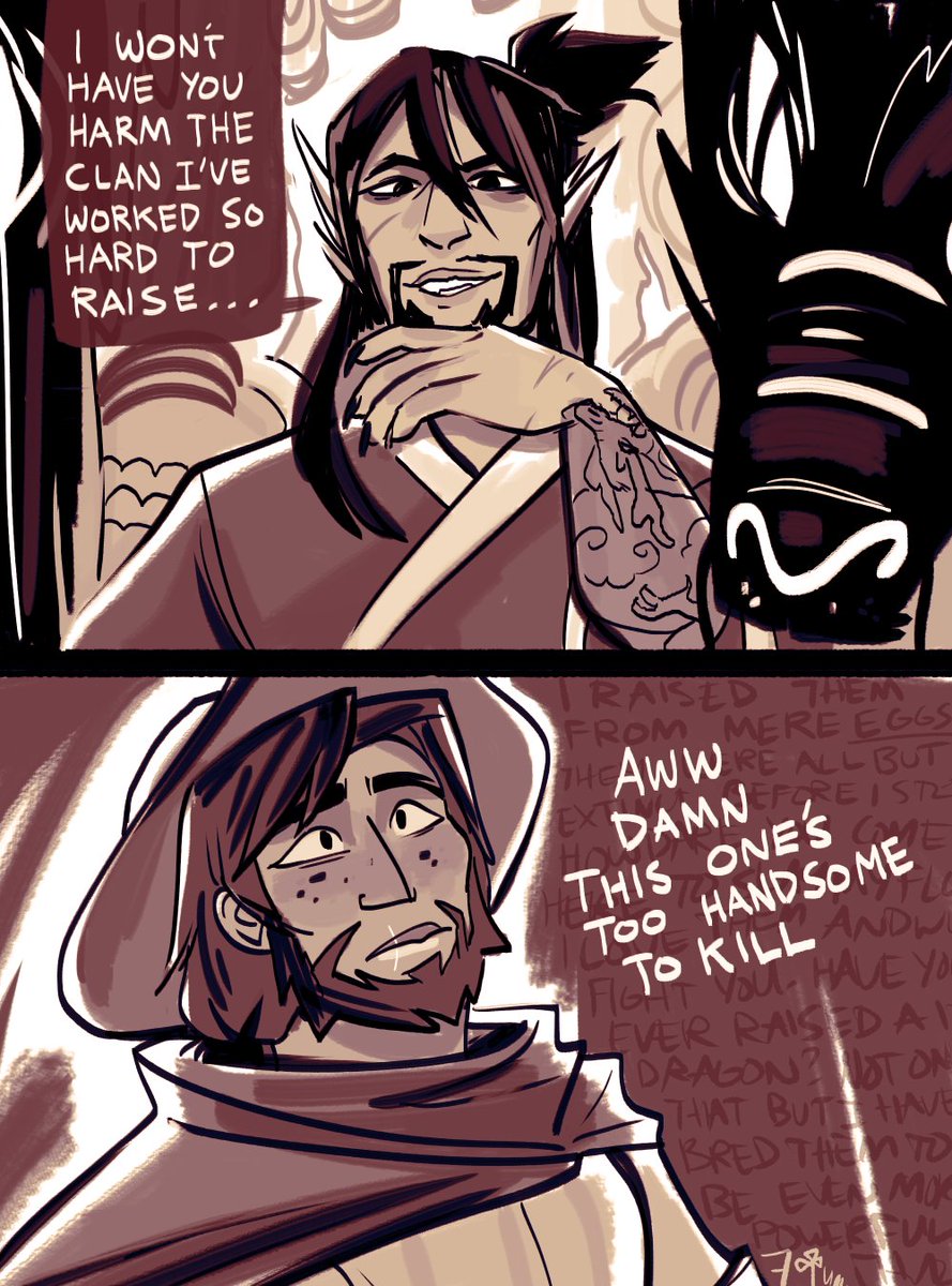 #mchanzo have more dragon breeder au, but in a completely different context
sometimes your family throws u out so you decide to become a hermit who raises extremely dangerous beasts and proceeds to learn how to raise them to be Even More Dangerous. Also you want to be Extra™ 