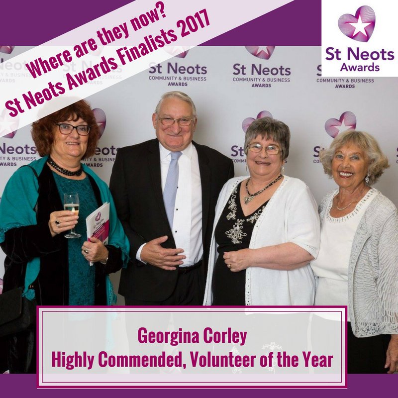 We've been following where our finalists for the 2017 #StNeotsAwards are now. For #January we've focused on Highly Commended #Volunteer of Year - Georgina Corley! Georgina has been busy coordinating @StNeotsTimeBank for 2018, read more here: ow.ly/VC3V30hRd0a