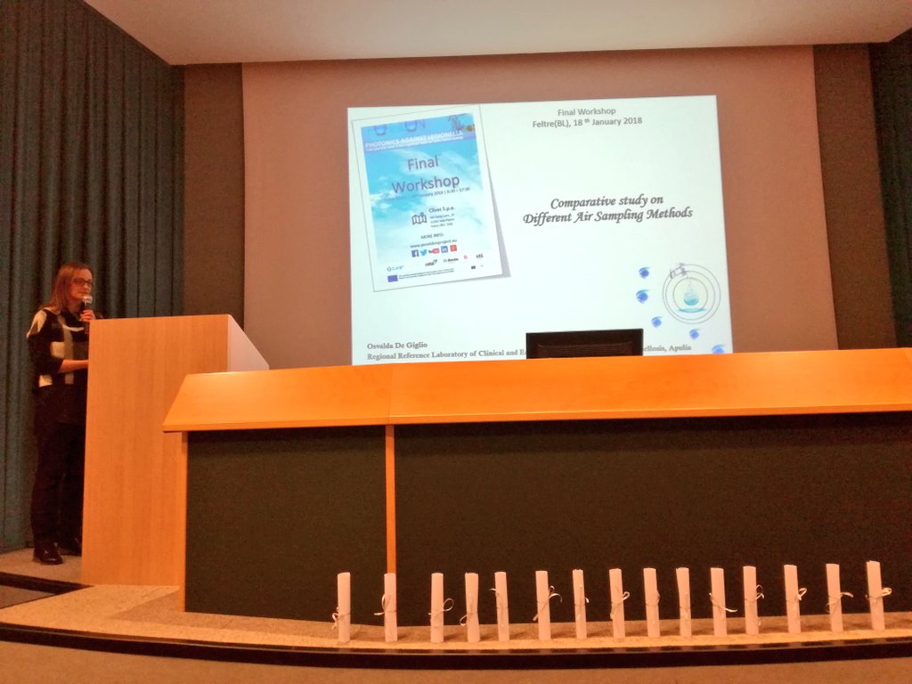 Osvalda De Giglio from University of Bari was the last speaker of the day. #h2020