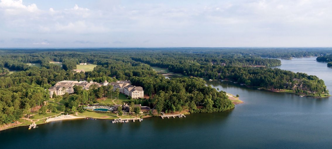 ForestLandowner's tweet photo. This year's National Conference of Private Forest Landowners is at the gorgeous Ritz-Carlton property at Lake Oconee. Lots to do. Golf. Swim. Fish. Boat. Oh yeah, learn about managing your forest assets.  https://t.co/qd8WdI119j https://t.co/N3WynODIQO