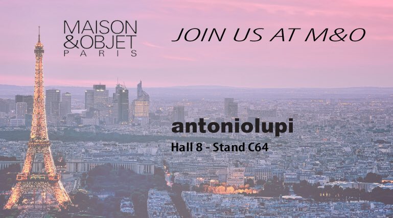 antoniolupiSpa's tweet photo. Waiting for you at @MaisonObjet #paris #2018 https://t.co/UvUHCwc9Zf