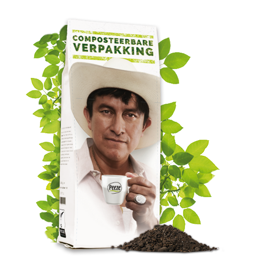 Primeur op het nieuwjaarsevent van <a href="/MVO_NL/">MVO Nederland</a>: Algemeen directeur van <a href="/Peeze_Koffie/">Koffiebranderij Peeze</a>, <a href="/timmoterpstra/">timmo terpstra</a> overhandigt 's werelds eerste composteerbare koffieverpakking aan <a href="/MariavdHeijden/">Maria van der Heijden</a>, directeur van MVO Nederland. bit.ly/2DsPNI0 #NE18 #trots #WeekvandeCE