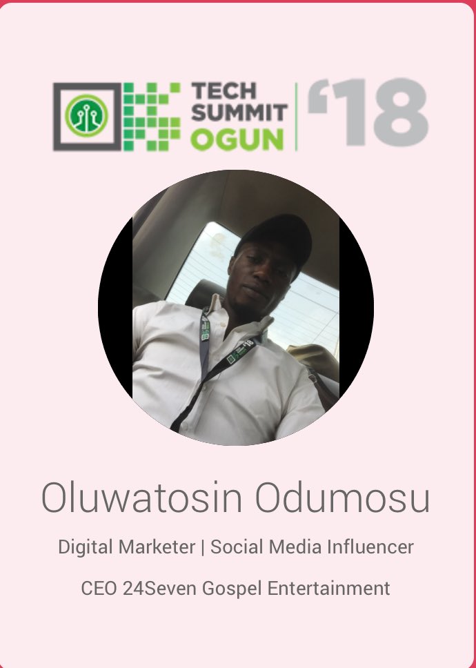 theprincetosin's tweet photo. #TechSummitOgun #TechSummitOgun18 #247gvibesDotCom https://t.co/M5qHyMKQWy