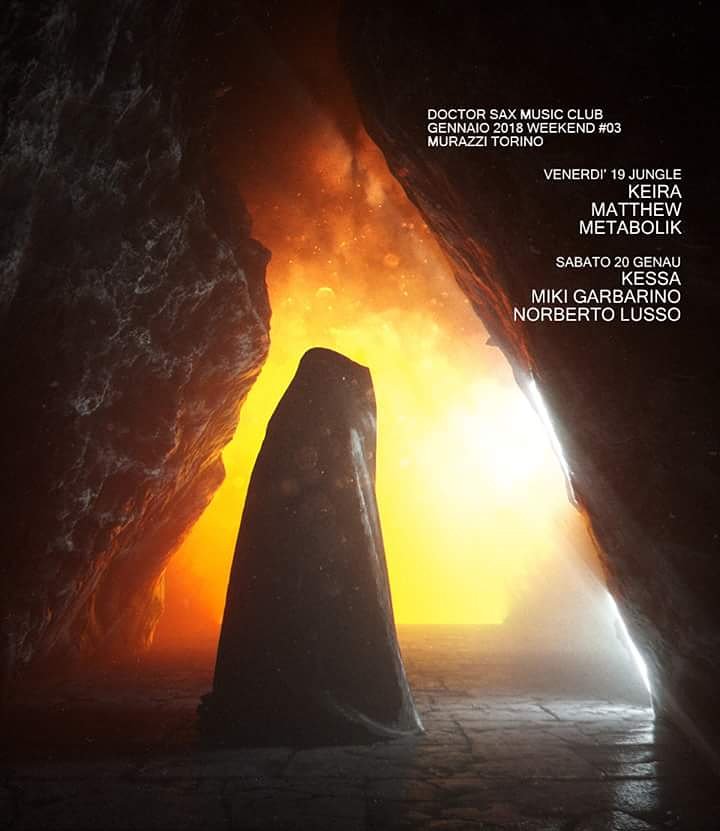 metabolik_'s tweet photo. weekend in love!!
Doctor Sax Gennaio 2018 Weekend #03
Venerdì Jungle Torino w/ Keira, Matthew, Metabolik
Sabato GENAU w/ Kessa, Michele Garbarino, Norberto Lusso
Murazzi Torino
#doctorsax #metabolik #afterparty #djset #torinobynight #musicclub #torino https://t.co/qqvfQEIXXI