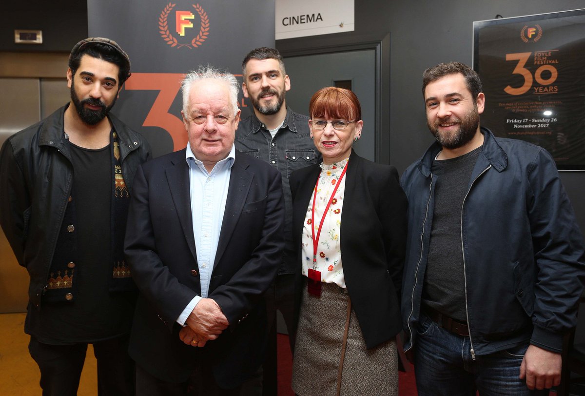 FoyleFilm's tweet photo. Congratulations to Chris and Brendan (@sixmilehill) for getting their film @BadDayForTheCut screening on Netflix! 🍿

Filmed in Northern Ireland, Foyle Film Festival screened the feature film during our 30th anniversary with a Q&amp;A panel with Chris, Brendan and Nigel. https://t.co/RtUCrmeiPW