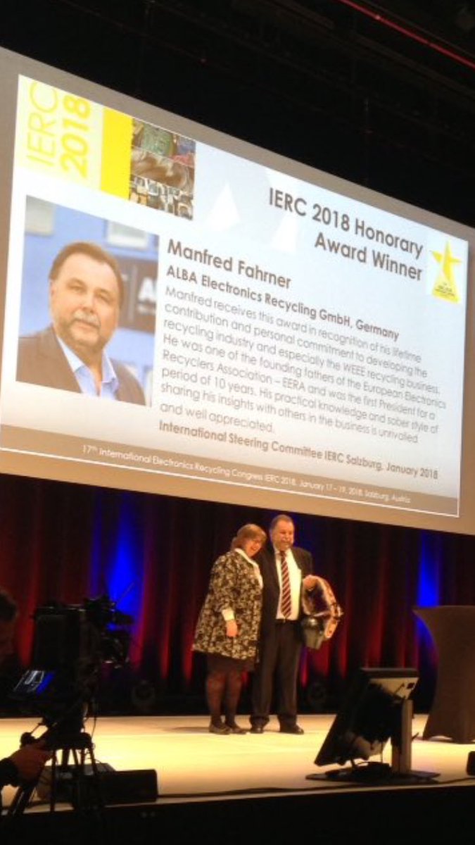 KMKMetals's tweet photo. What a great event organised by @icm_events and well done to our friend Manfred #IERC2018 https://t.co/wOD0WAjVoo