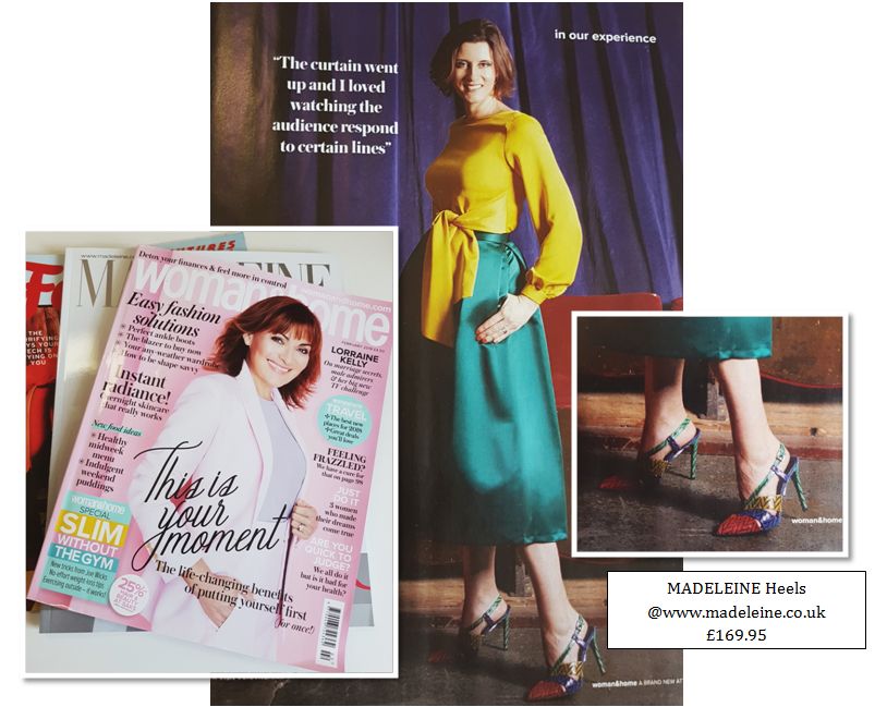 Look who we spotted in Woman &amp; Home’s February issue. Award-winning producer and inspiration to young playwrights Matilda Velevitch in the gorgeous MADELEINE heels! Get yourself a pair at:madeleine.co.uk