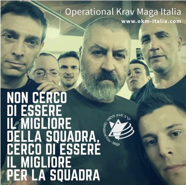 okm_it's tweet photo. Non cerco di esseré il migliore della squadra, cerco di esseré il migliore per la squadra #OKM #OperationKravMaga #KravMaga https://t.co/eyTxLGSv4U