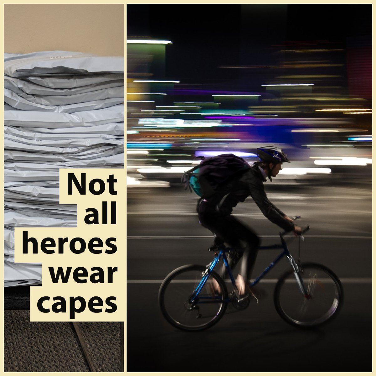 ReportersAce's tweet image. They wear helmets 🚴! A special shout out to our friends at @timecyclecouriers who help us deliver our transcripts to all our clients at lightning fast speeds⚡️⚡️!