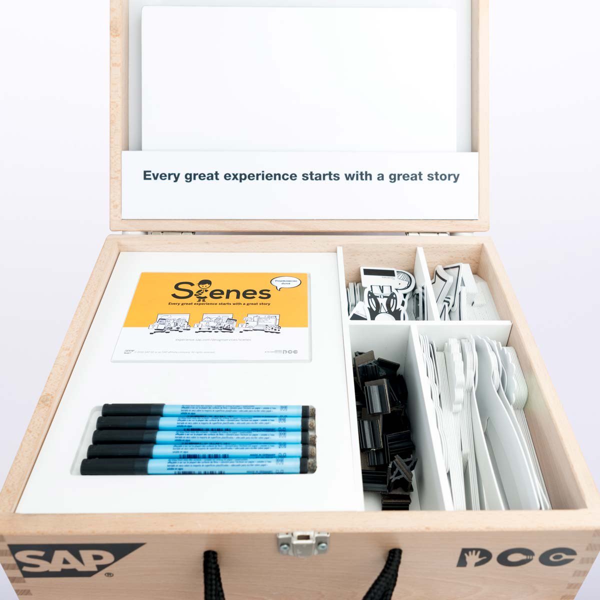 HauserAndreas's tweet photo. Due to high demand, we produced a third round of our #SAPScenes deluxe sets! Want to create #storyboards about your product and service ideas? Then pre-order your box quickly! https://t.co/elR8r6FhFr More details: https://t.co/zvo4pDYK60 @SAP_designs @SAPAppHaus https://t.co/yKw4TwPPmJ