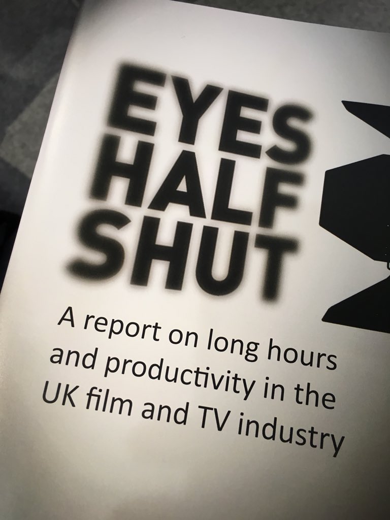 SarahOrganiser's tweet photo. Paul McManus from @bectu gives an excellent talk about ending the long hours culture in the creative sector #eyeshalfshut #Plasgow #PLASA https://t.co/zkcZH8fD08