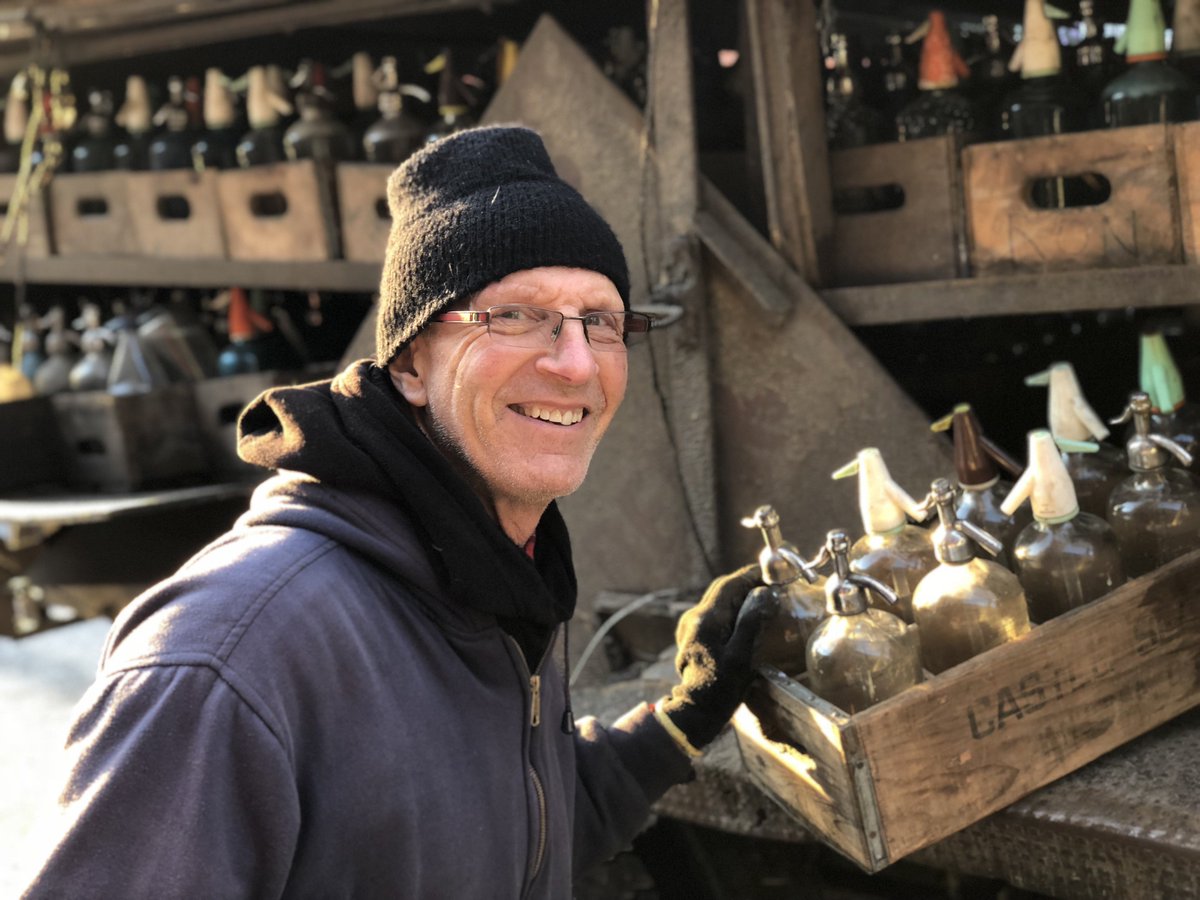 Ronnie- The last seltzer delivery man in Brooklyn.