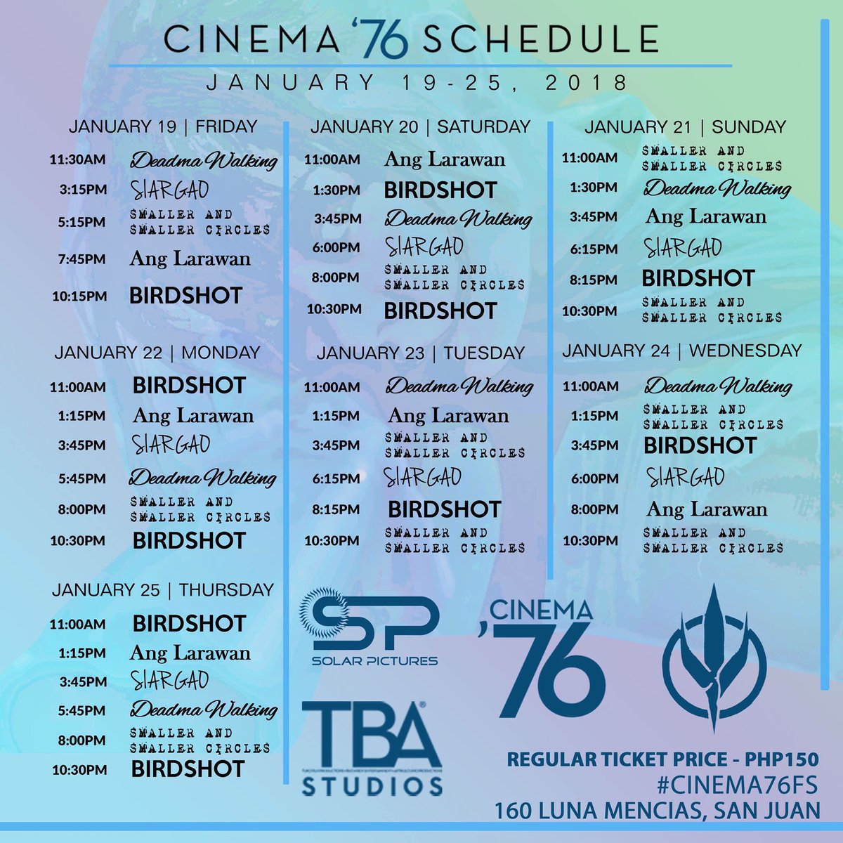 Akala niyo tapos na pero hindi pa!!! We’re still screening at <a href="/cinema76fs/">Cinema '76 Film Society</a> this January 19-25. Go na yaaaannn 😉🌊🏄🏽‍♂️