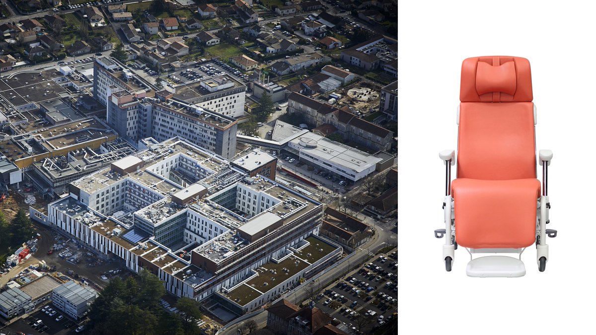 Nous équipons le @CH @ch_libourne avec  349 #fauteuils de notre gamme #ASTRÉE, un #Fauteuil #Medical de #repos et #GrandConfort spécialement adapté à toutes les #pathologies des membres inférieurs.
#Healthcare #Equipement #Santé #CentreHospitalier #CH #madeinFrance