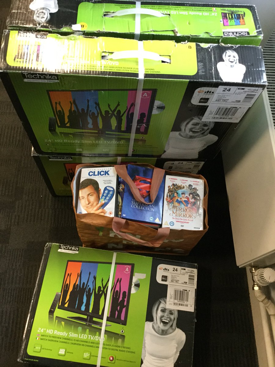Nightsafe (@nightsafebwd) on Twitter photo The lovely <a href="/photographyzoie/">Zoie Carter-Ingham</a> has been to drop off 5 brand new DVD TV combi with wall brackets and 2 big bags of DVDs for our emergency homeless Nightshelter! They have been bought and donated by Zoie’s friends Aaron and Charlotte - thank you both very much 😁🙏👍🤩 The lovely <a href="/photographyzoie/">Zoie Carter-Ingham</a> has been to drop off 5 brand new DVD TV combi with wall brackets and 2 big bags of DVDs for our emergency homeless Nightshelter! They have been bought and donated by Zoie’s friends Aaron and Charlotte - thank you both very much 😁🙏👍🤩