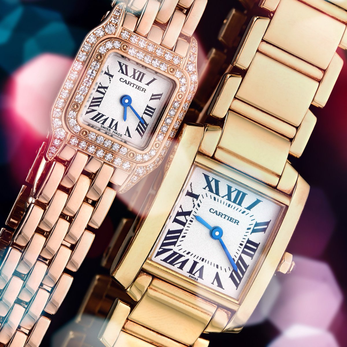 cartier tank francaise or panthere