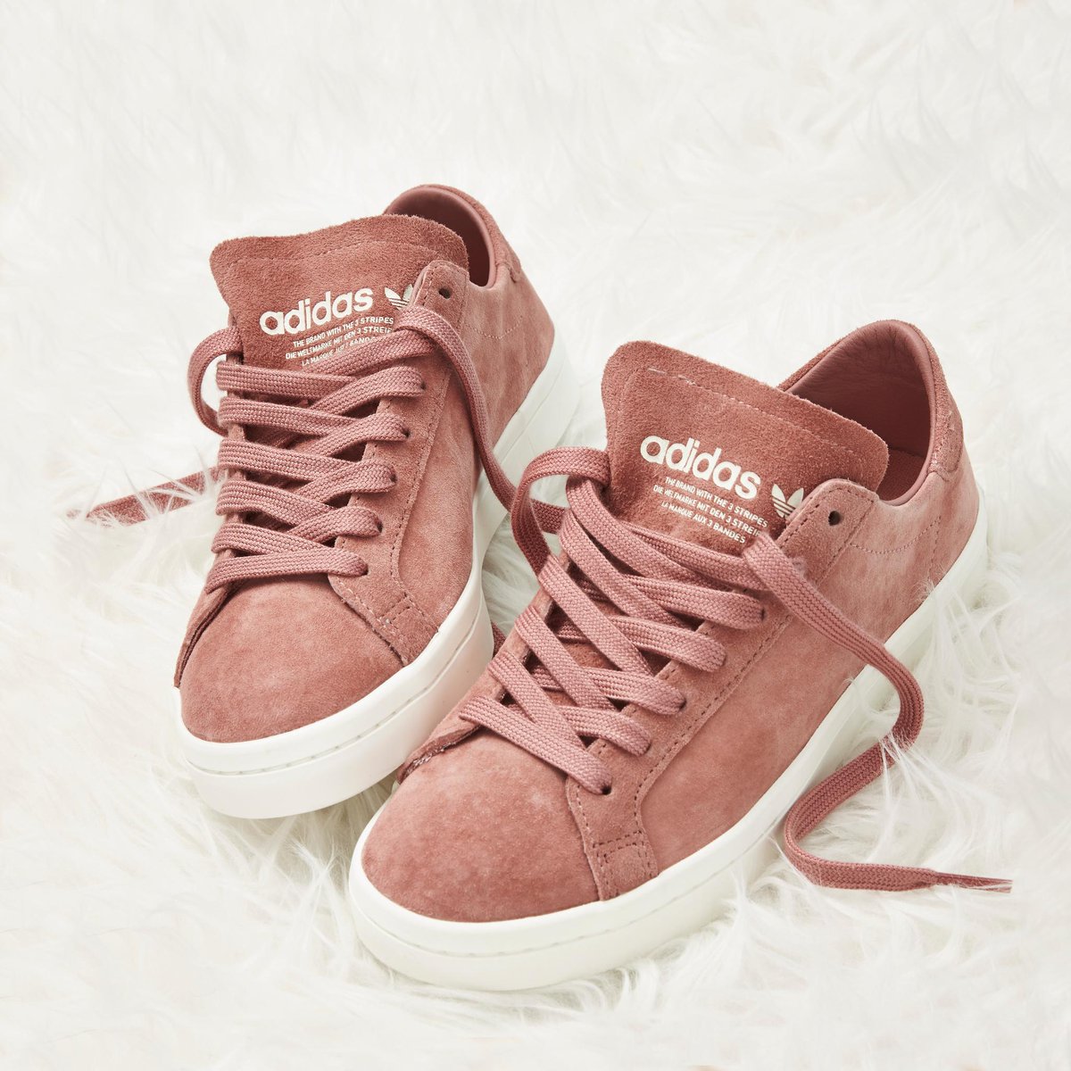 adidas court vantage pink