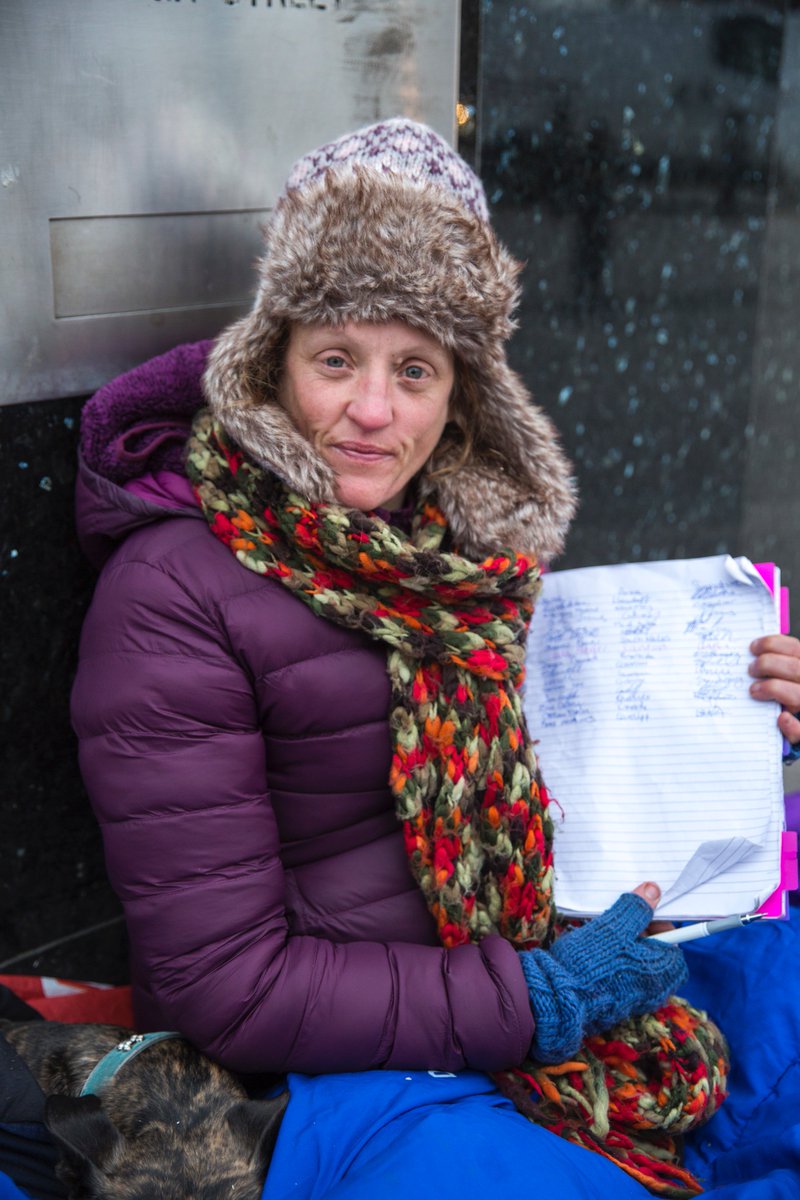PJSianReekieUSW's tweet photo. Homeless Woman Donna from Cardiff is asking the public to sign her petition in order for a new hostel to be opened up in the city. She is located opposite the castle outside Mountain Warehouse. Go and give it a sign. #makeachangegivealittlechange https://t.co/YxWTTcwWwW