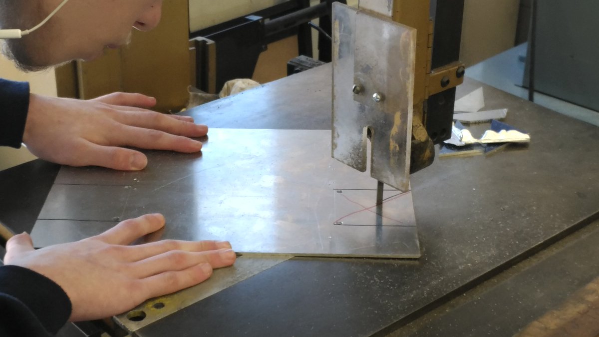 Base plate for the battle is taking shape during ice today