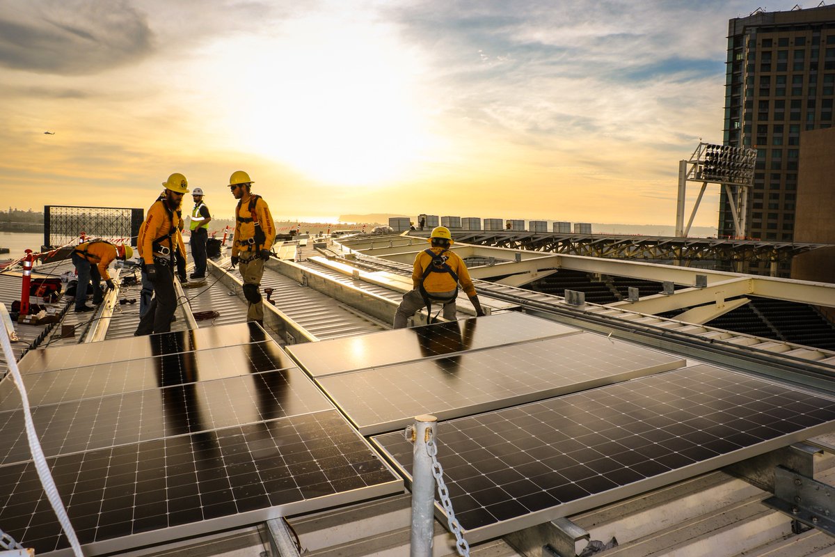 SullivanSolar's tweet photo. #ICYMI...@SolarPowerWorld article about the #SullivanSolarPower system we're installing at Petco Park for the San Diego Padres. This solar project is larger than the other seven https://t.co/nIwU8vYm4C stadiums with solar, combined!
https://t.co/LRxhCChhuT https://t.co/Ng09jhFhj6
